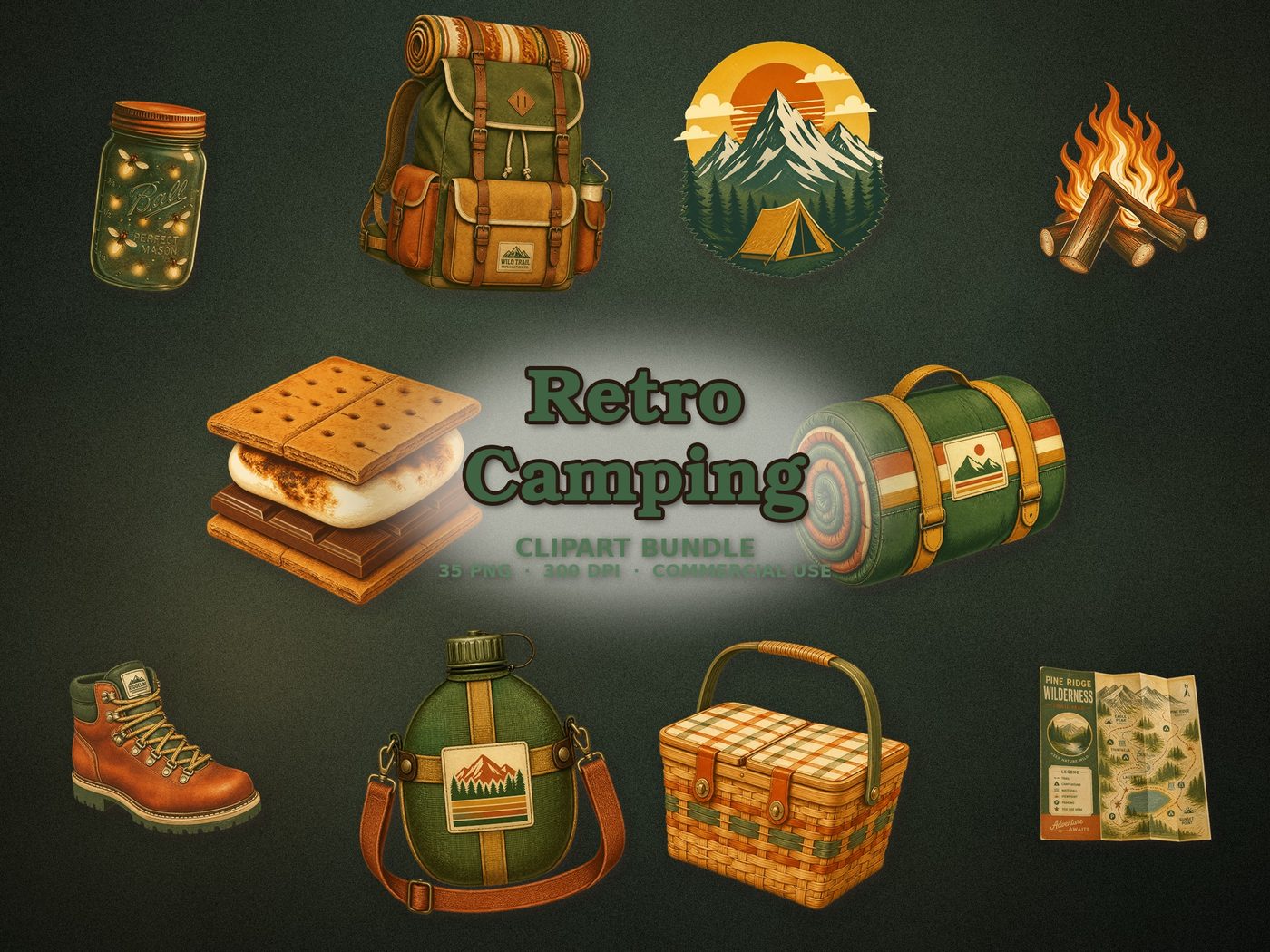 Retro Camping — Preview