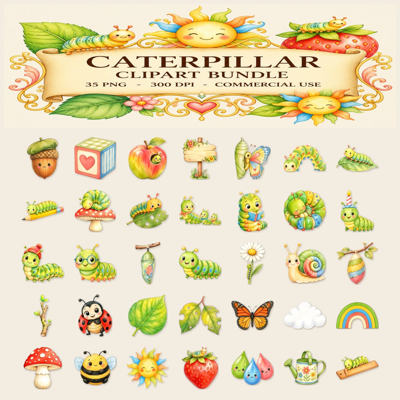 Caterpillar — Full set