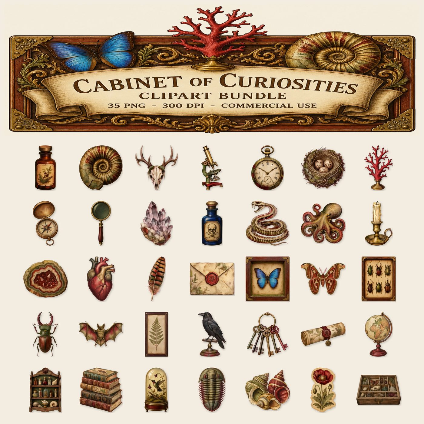 Cabinet of Curiosities — Full set