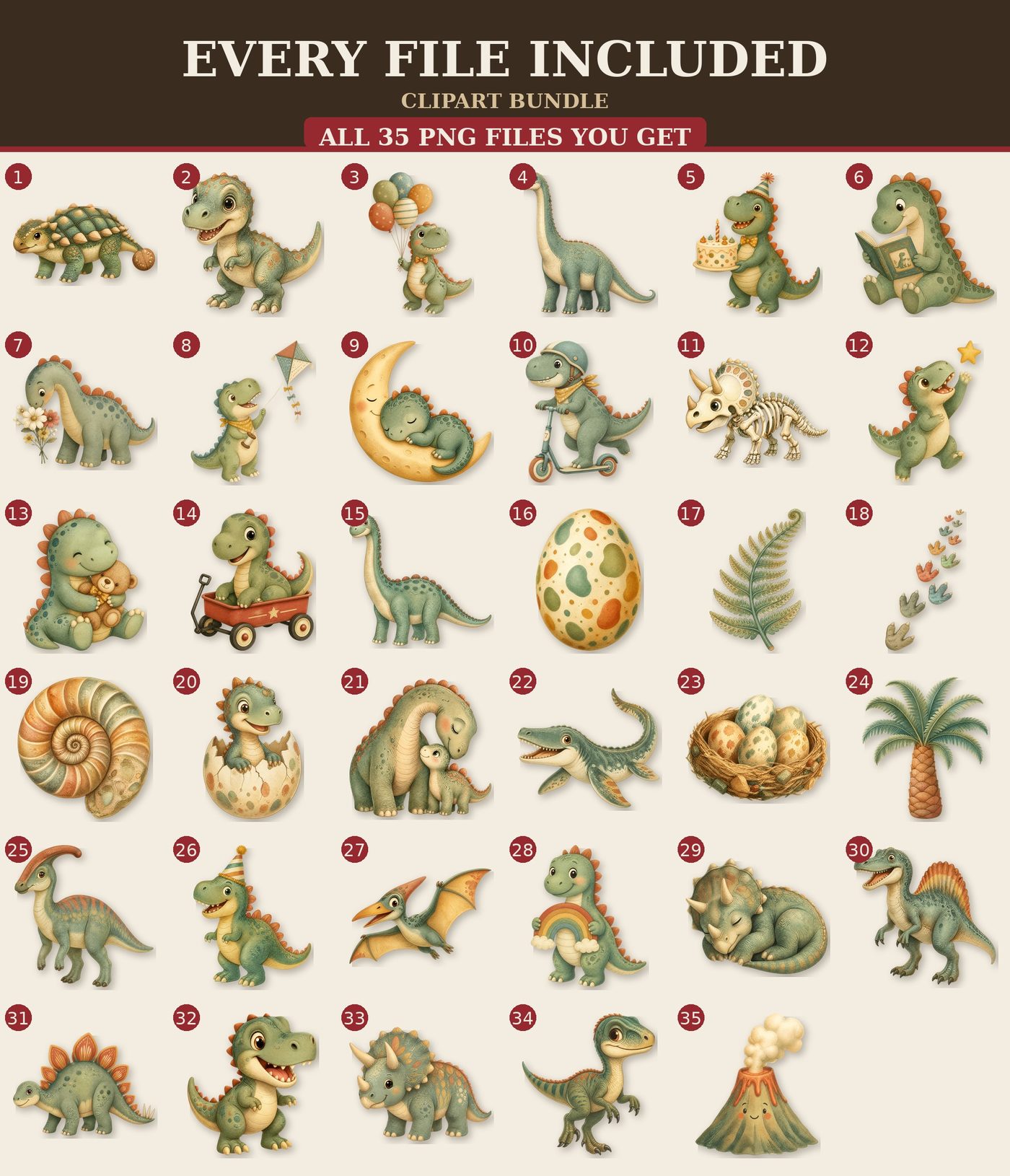 Storybook Dinosaurs — All files