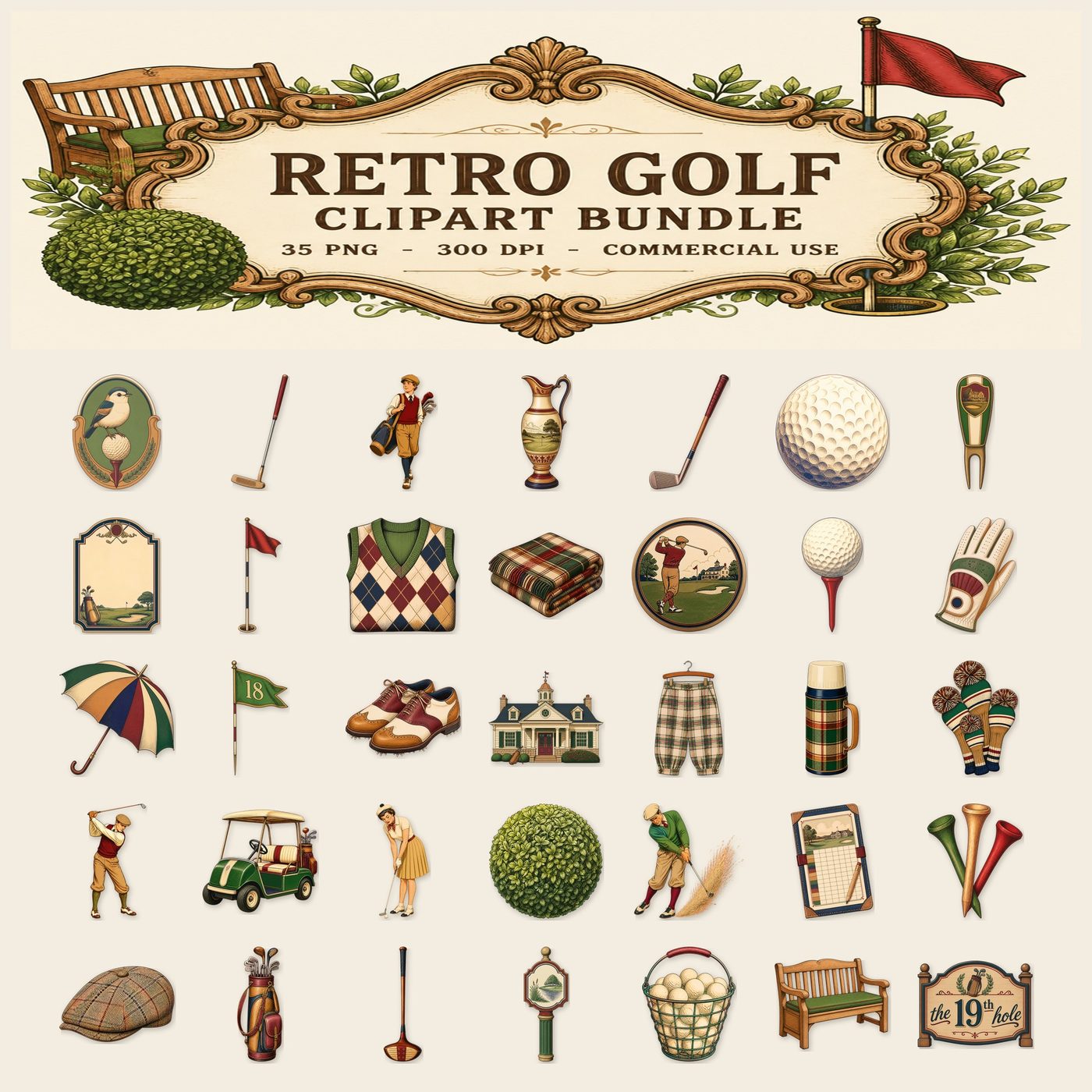Retro Golf — Full set