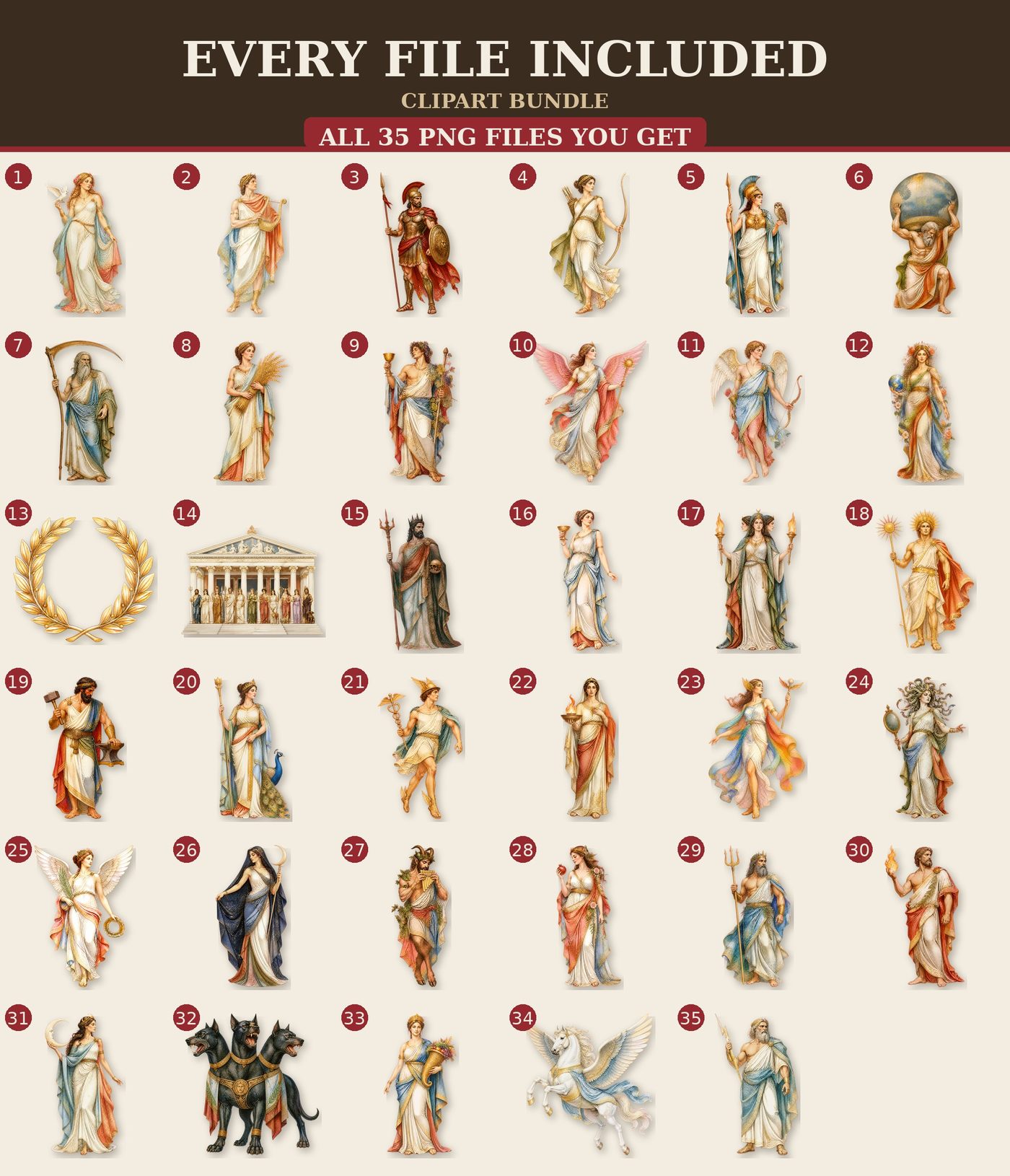 Greek Gods — All files