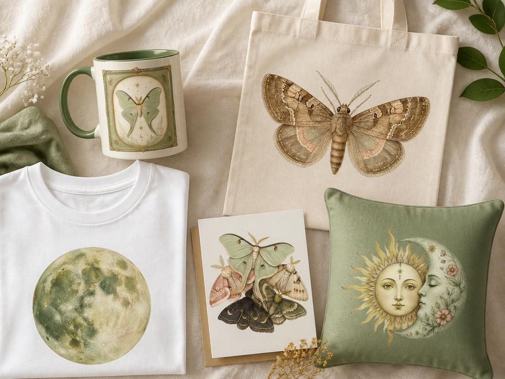 Luna Moth — In use