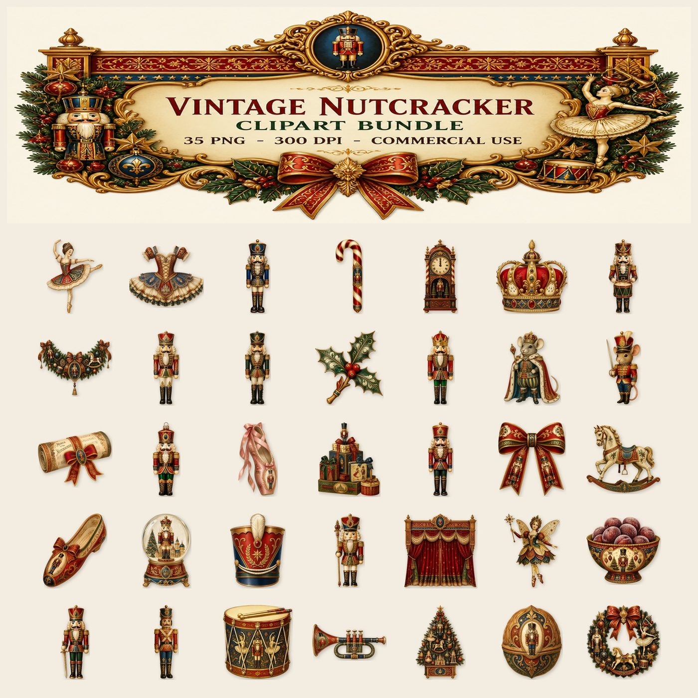 Vintage Nutcracker — Full set