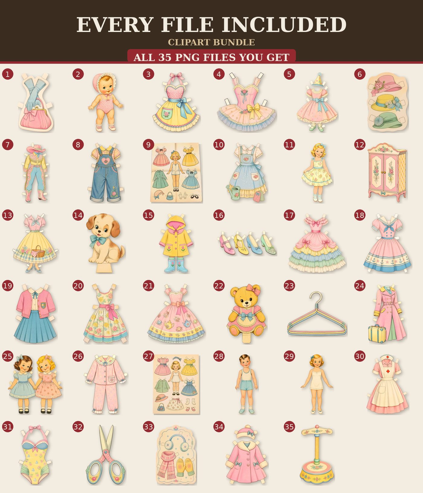 Vintage Paper Doll — All files