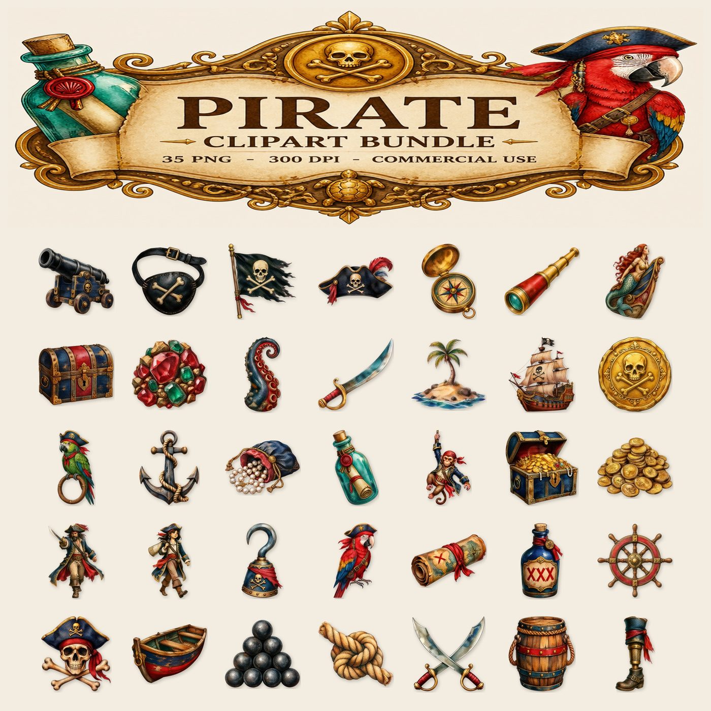 Pirate — Full set