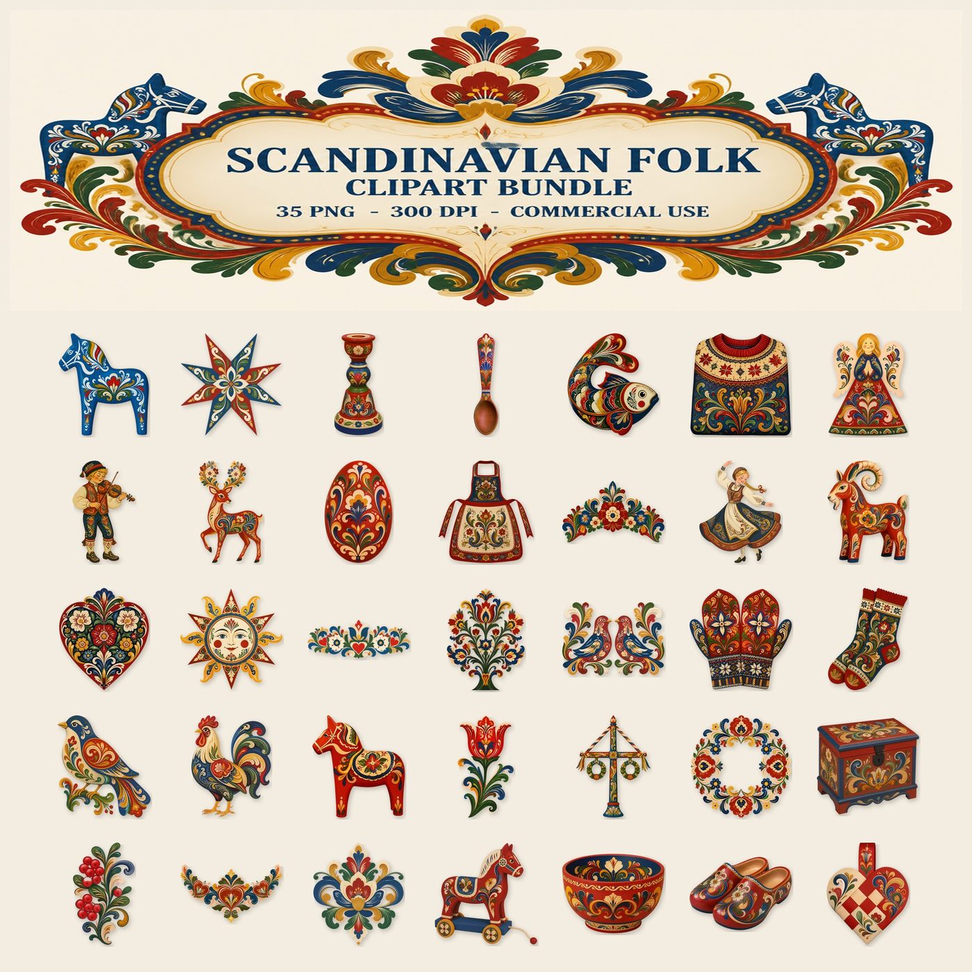 Scandinavian Folk — Full set