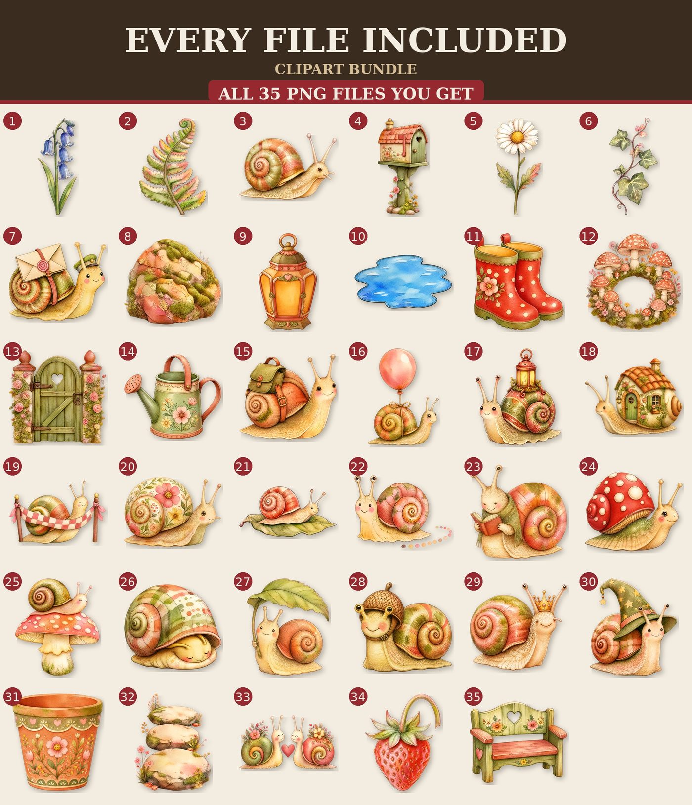 Whimsical Snail — All files