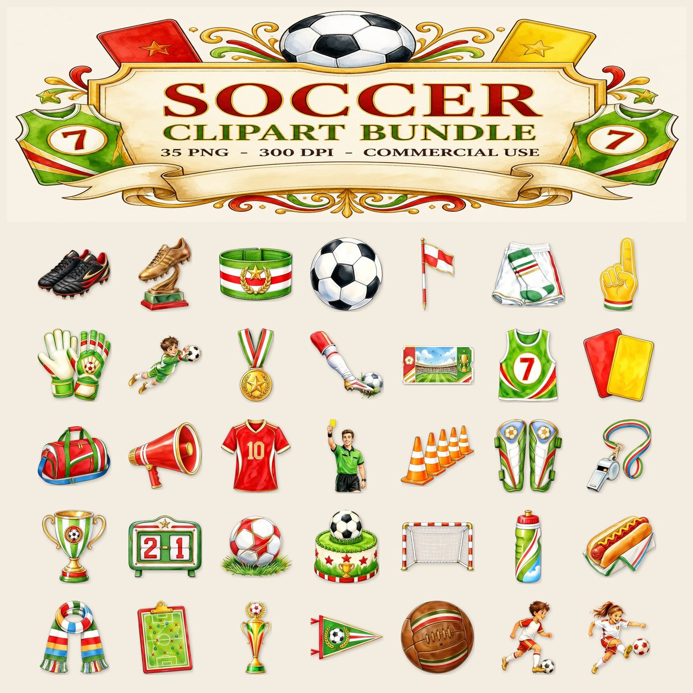 Soccer — Full set