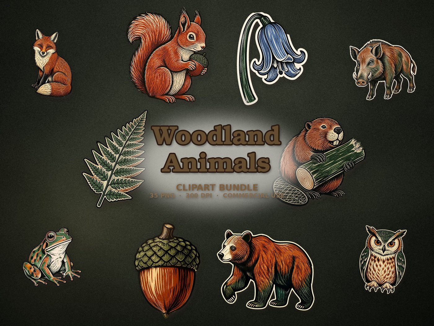 Woodland Animals — Preview